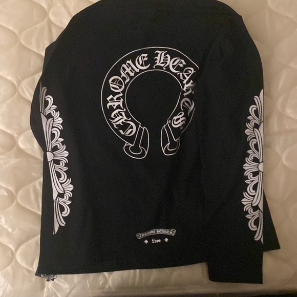 Chrome heart L Long sleeve T Shirt - Picture 2 of 3